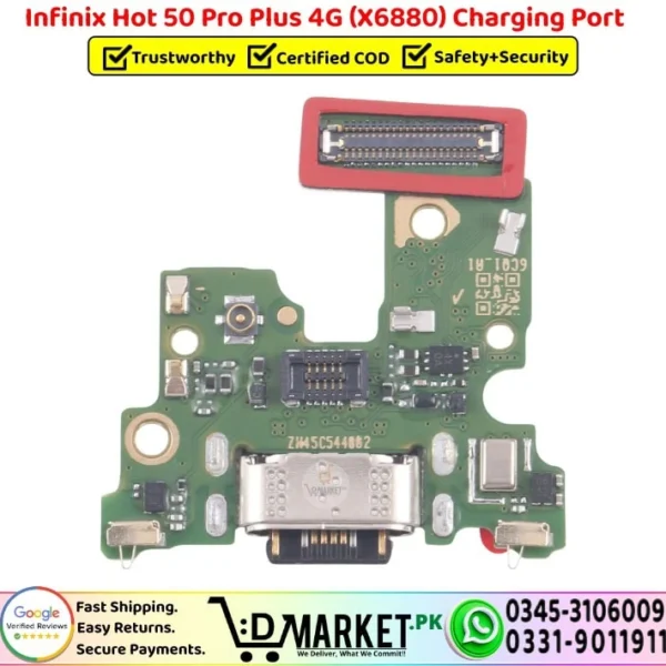 Infinix Hot 50 Pro Plus 4G X6880 Charging Port Replacement - DMarket.Pk