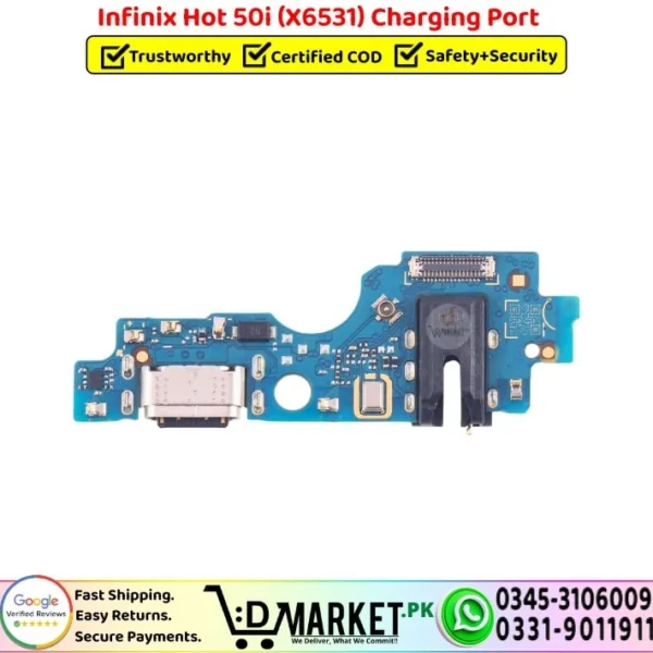 Infinix Hot 50i X6531 Charging Port Replacement - DMarket.Pk