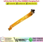 Infinix Hot 60 Pro Plus X6886 Charging Port Flex Board Cable Replacement - DMarket.Pk