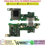Infinix Note 50 Pro 4G X6855 Charging Port Flex Board Cable Replacement - DMarket.Pk