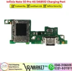 Infinix Note 50 Pro 4G X6855 Charging Port Flex Board Cable Replacement - DMarket.Pk