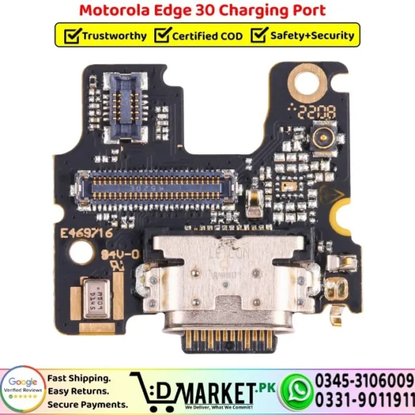 Motorola Edge 30 Charging Port Board Flex Cable Strip Replacement - DMarket.Pk