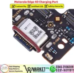 Motorola Edge 40 Charging Port Flex Board Replacement - DMarket.Pk