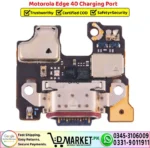 Motorola Edge 40 Charging Port Flex Board Replacement - DMarket.Pk