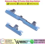 Motorola Edge 50 Fusion Side Keys Button - Power Volume Button Replacement - DMarket.Pk