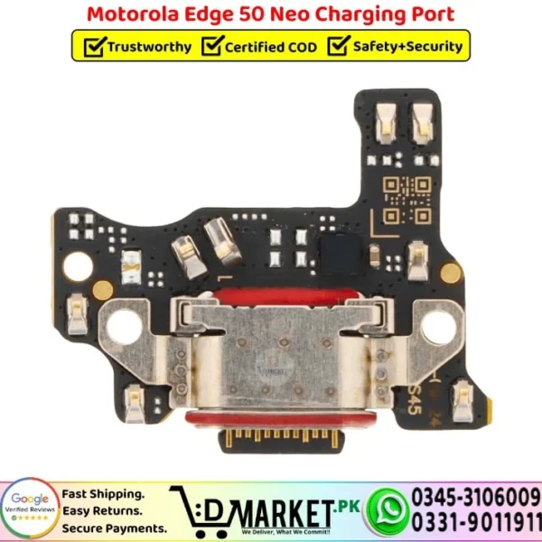 Motorola Edge 50 Neo Charging Port Board Replacement - DMarket.Pk