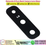 Motorola G Pure Back Camera Lens Glass Replacement - DMarket.Pk