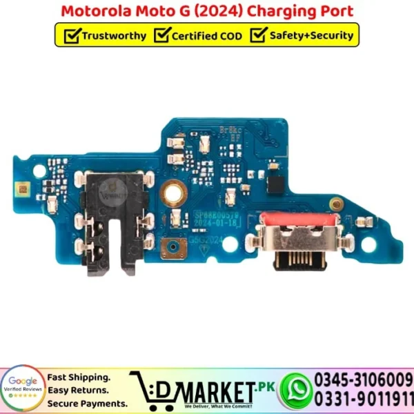 Motorola Moto G 2024 Charging Port Board Replacement - DMarket.Pk