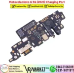Motorola Moto G 5G 2023 Charging Port Board Flex Cable Strip Replacement - DMarket.Pk