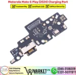 Motorola Moto G Play 2024 Charging Port Board Flex Cable Strip Replacement - DMarket.Pk