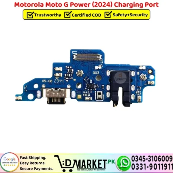Motorola Moto G Power 2024 Charging Port Flex Board Replacement - DMarket.Pk