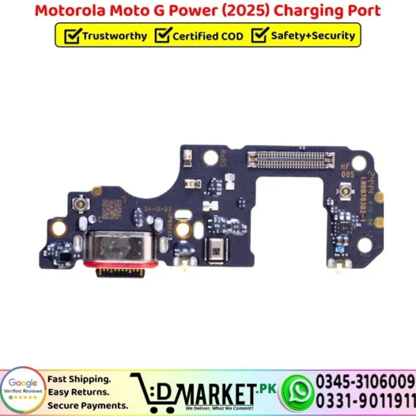 Motorola Moto G Power 2025 Charging Port Board Replacement - DMarket.Pk