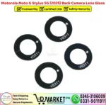 Motorola Moto G Stylus 5G 2025 Back Camera Lens Glass - Camera Glass Lens Replacement - DMarket.Pk