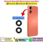 Motorola Moto G04 Back Camera Lens Glass Replacement - DMarket.Pk