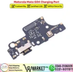 Motorola Moto G04 Charging Port Board Flex Cable Strip Replacement - DMarket.Pk