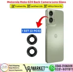Motorola Moto G24 Back Camera Lens Glass Replacement - DMarket.Pk