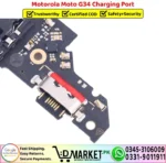 Motorola Moto G34 Charging Port Board Flex Cable Strip Replacement - DMarket.Pk