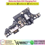 Motorola Moto G34 Charging Port Board Flex Cable Strip Replacement - DMarket.Pk