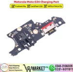 Motorola Moto G34 Charging Port Board Flex Cable Strip Replacement - DMarket.Pk