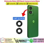 Motorola Moto G35 Back Camera Lens Glass Replacement - DMarket.Pk
