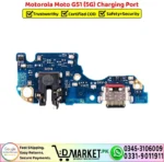 Motorola Moto G51 5G Charging Port Flex Board Replacement - DMarket.Pk