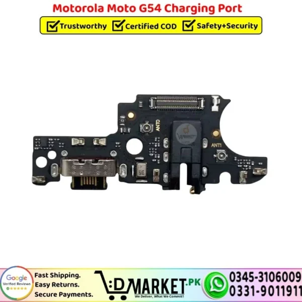 Motorola Moto G54 Charging Port Flex Board Replacement - DMarket.Pk