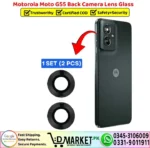 Motorola Moto G55 Back Camera Lens Glass Replacement - DMarket.Pk
