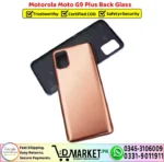 Motorola Moto G9 Plus Back Glass Cover Replacement - DMarket.Pk