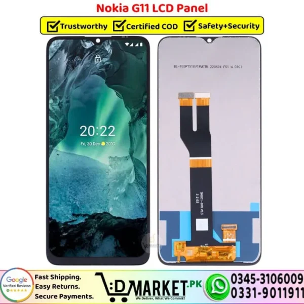Nokia G11 LCD Panel Unit Display Replacement - DMarket.Pk