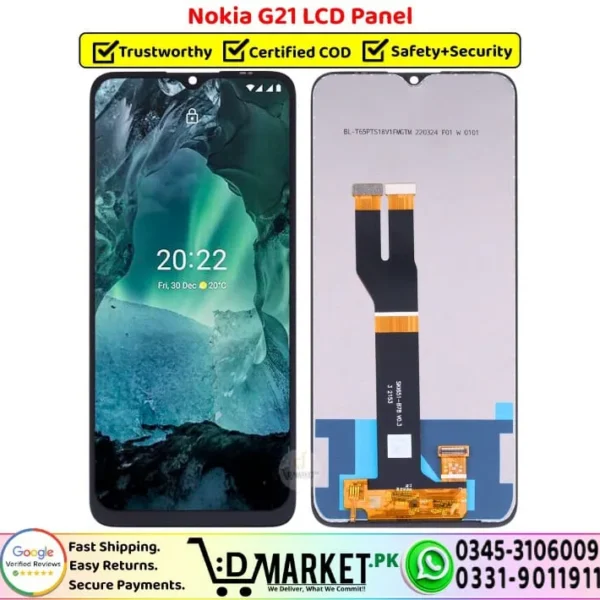 Nokia G21 LCD Panel Unit Display Replacement - DMarket.Pk