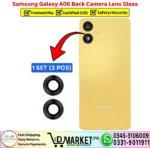 Samsung Galaxy A06 Back Camera Lens Glass Replacement - DMarket.Pk