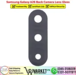 Samsung Galaxy A26 Back Camera Lens Glass Replacement - DMarket.Pk