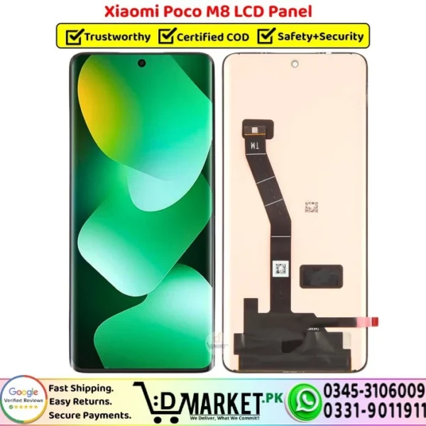 Xiaomi Poco M8 LCD Panel Unit Screen Display Replacement - DMarket.Pk
