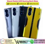 Xiaomi Redmi K40 Gaming Back Glass - Back Cover Panel Replacement - DMarket.Pk