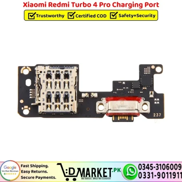 Xiaomi Redmi Turbo 4 Pro Charging Port Replacement - DMarket.Pk