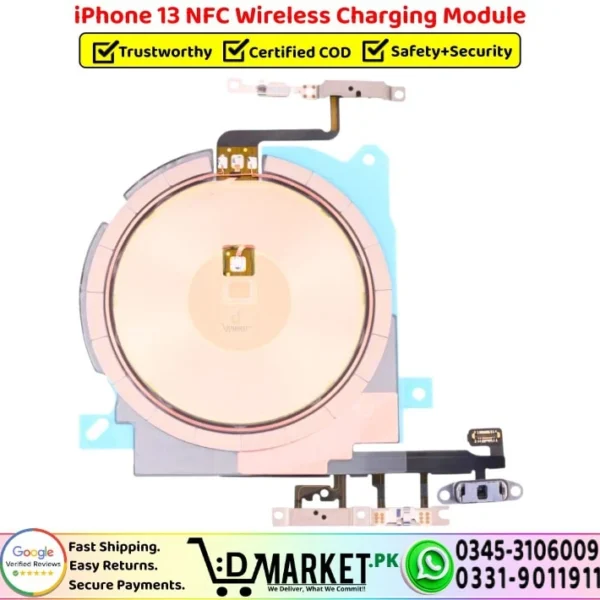 iPhone 13 NFC Wireless Charging Module Coil Replacement - DMarket.Pk