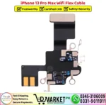 iPhone 13 Pro Max Wifi Flex Cable Strip Patta Replacement - DMarket.Pk