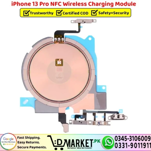 iPhone 13 Pro NFC Wireless Charging Module Coil Replacement - DMarket.Pk