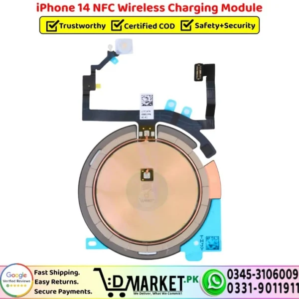 iPhone 14 NFC Wireless Charging Module Coil Replacement - DMarket.Pk