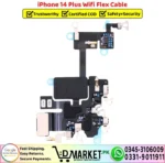 iPhone 14 Plus Wifi Flex Cable Strip Patta Replacement - DMarket.Pk