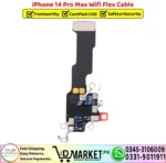 iPhone 14 Pro Max Wifi Flex Cable Strip Patta Replacement - DMarket.Pk