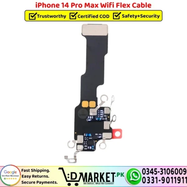 iPhone 14 Pro Max Wifi Flex Cable Strip Patta Replacement - DMarket.Pk