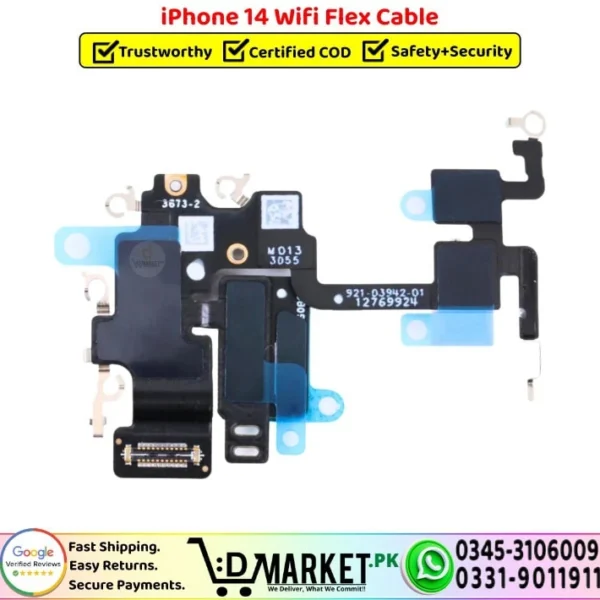 iPhone 14 Wifi Flex Cable Strip Patta Replacement - DMarket.Pk