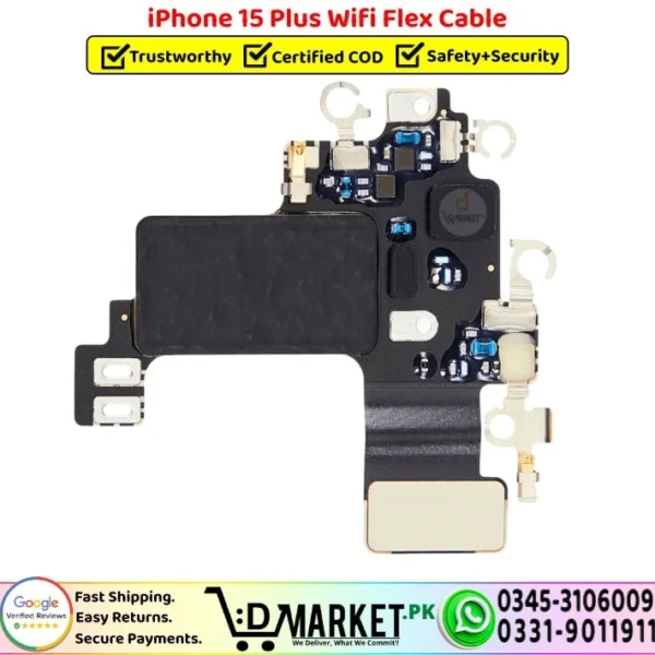 iPhone 15 Plus Wifi Flex Cable Strip Patta Replacement - DMarket.Pk