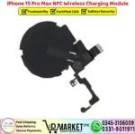 iPhone 15 Pro Max NFC Wireless Charging Module Coil Replacement - DMarket.Pk