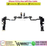 iPhone 15 Pro Max Wifi Flex Cable Strip Patta Replacement - DMarket.Pk