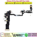 iPhone 15 Pro Max Wifi Flex Cable Strip Patta Replacement - DMarket.Pk