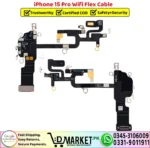 iPhone 15 Pro Wifi Flex Cable Strip Patta Replacement - DMarket.Pk
