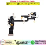 iPhone 15 Pro Wifi Flex Cable Strip Patta Replacement - DMarket.Pk
