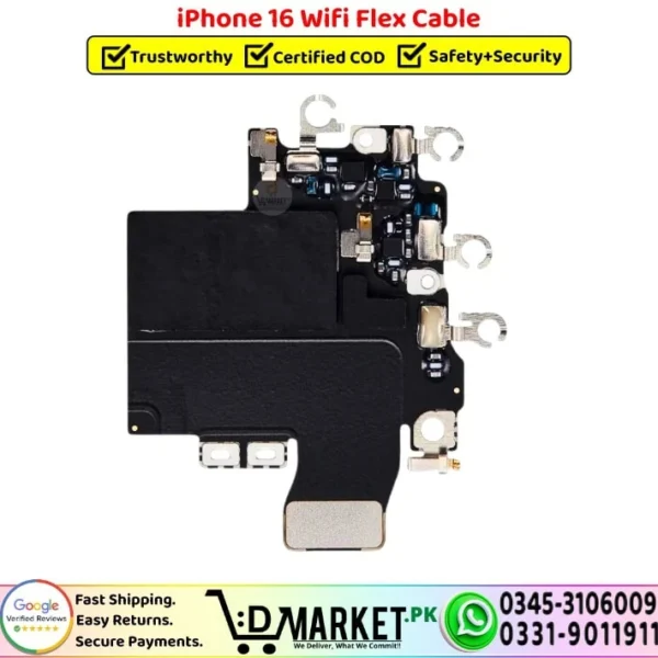 iPhone 16 Wifi Flex Cable Strip Patta Replacement - DMarket.Pk